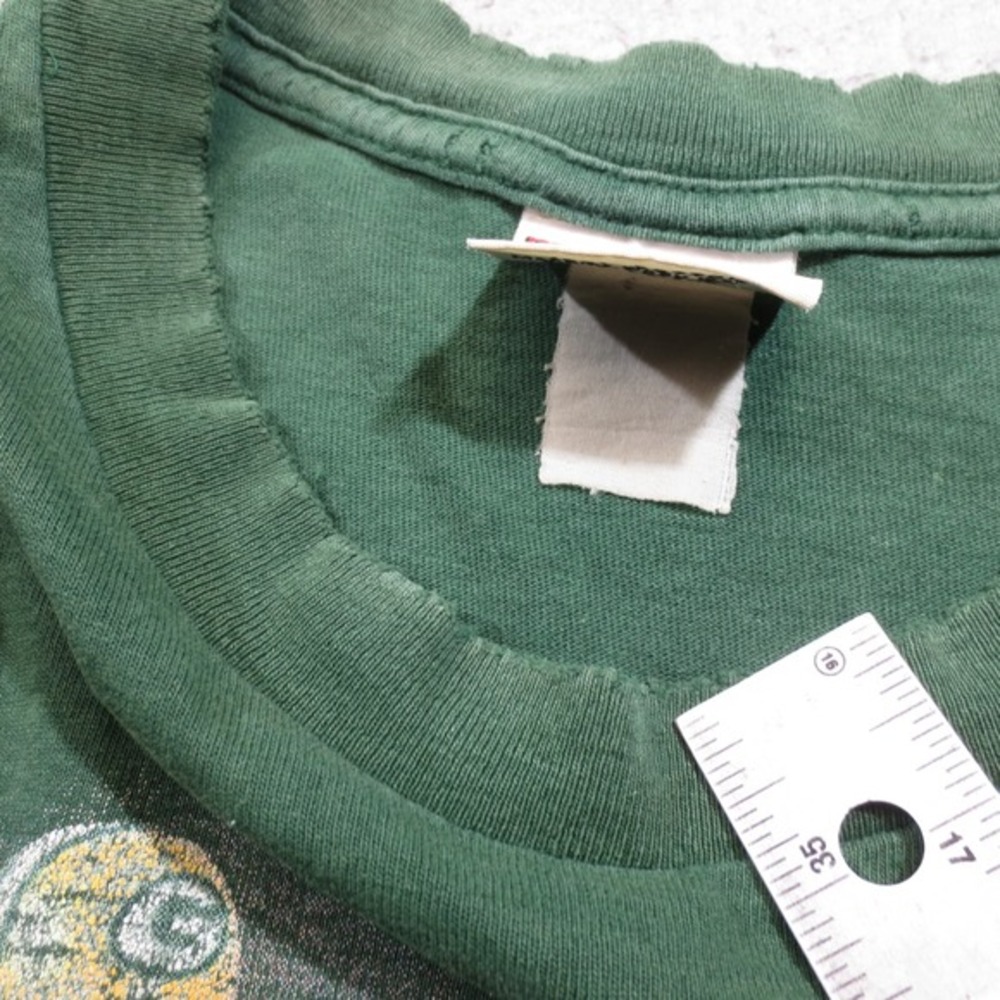 Vintage Green Bay Packers Jerry Kramer Shirt XL Mens XL Football Sport Attck 90s - Picture 9 of 16